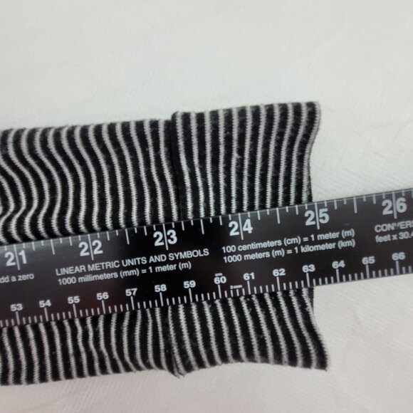 Old Navy Zip Hoodie Women's XXL Black White Striped Lightweight Long Sleeve - Picture 9 of 9